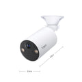 TP-Link Tapo Wireless Indoor/Outdoor 2K Security Camera, Waterproof, Rechargeable, Battery-Powered, Install Anywhere, Local or Cloud Storage - Subscription not Required, Two-Way Audio - TC82(2-pack)