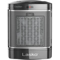 Lasko 8" 1500W Tabletop Ceramic Space Heater with One Hour Timer, Black, CD08500