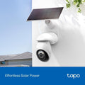 Tapo 4K Outdoor Pan/Tilt Wireless Security Camera - Battery with Solar Charging, 360ยฐ Motion Track, 24/7 Capture, Person/Vehicle Detection, Subscription-Free Local Storage or Optional Cloud, C660 KIT