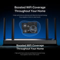 TP-Link Dual-Band BE3600 Wi-Fi 7 Router Archer BE230 | 4-Stream | 2ร2.5G + 3ร1G Ports, USB 3.0, 2.0 GHz Quad Core, 4 Antennas | VPN, EasyMesh, HomeShield, MLO, Private IOT | Free Expert Support