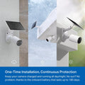 Tapo SolarCam 1080p Outdoor Wireless Security Camera - Battery Power with Solar, Person Detection, Subscription-Free Local Storage or Optional Cloud, Works with Alexa & Google Assistant, C402 KIT