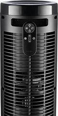 Lasko Elevation Adjustable Tower Fan 42”-54”, Pedestal Fan, 31 ft/s Airflow, Quiet 28 dB, 90° Oscillation, 12h Timer, Remote, Black, EST100