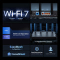 TP-Link BE6500 Dual-Band WiFi 7 Router (BE400) โ Dual 2.5Gbps Ports, USB 3.0, Covers up to 2,400 sq. ft., 90 Devices, Quad-Core CPU, HomeShield, Private IoT, Free Expert Support