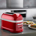 KitchenAid 2 Slice Pro Line Automatic Toaster with Extra Wide Slots KMT2203CA, Candy Apple Red