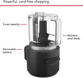 KitchenAid Go™ Cordless Food Chopper - battery included, KFCR531, Black Matte
