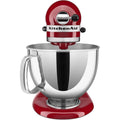 KitchenAid Value Bundle Artisan Series 5 Quart Tilt-Head Stand Mixer with Included Flex Edge Beater, KSM150FEER, Empire Red