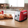 KitchenAid 2 Slice Manual Lift Toaster - KMT2115ER, Empire Red