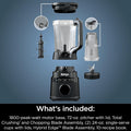 Ninja Blender & Food Processor All-in-One | For-Smoothies, Food and More | Kitchen Countertop | Includes 72 oz. Pitcher & (2) 24 oz. To-Go Cups with Lids | 1800 Watt | Black | TB301