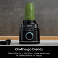 Ninja Blender & Food Processor All-in-One | For-Smoothies, Food and More | Kitchen Countertop | Includes 72 oz. Pitcher & (2) 24 oz. To-Go Cups with Lids | 1800 Watt | Black | TB301