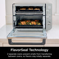 Ninja Air Fryer Toaster Oven Combo | Double Stack XL | 12-in-1 | Fits 4.5 lb Chicken & 6lbs of Wings | Smart Finish Cook 2 Different Meals at Same Time | Countertop Oven | Stainless Steel | DCT601