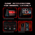 TP-Link Tri-Band BE11000 Wi-Fi 7 Gaming Router Archer GE650 | 6-Stream 11 Gbps supports 320MHz | 2ร5G + 3ร2.5G Ports USB 3.0 | Game Acceleration, Dedicated Gaming Port & Panel, RGB Lighting|HomeShield