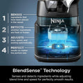 Ninja Blender & Food Processor All-in-One | For-Smoothies, Food and More | Kitchen Countertop | Includes 72 oz. Pitcher & (2) 24 oz. To-Go Cups with Lids | 1800 Watt | Black | TB301