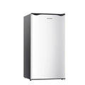 BANGSON 3.2 Cu.ft Mini Fridge with Freezer, Small Refrigerator Single Door - Compact Mini Fridge for Bedroom, Dorm or Office, Adjustable 5-Temp Control, Energy Efficient & Low Noise,, Silver