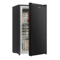 Bangson 2.1 Cu.ft Upright Freezer, Compact Mini Freezer with Reversible Black Door, Black