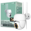Merkury Smart Outdoor Camera 1080p - Auto-Follow PTZ Security Cam, White (1-Pack)