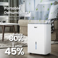 DuraComfort Dehumidifier for Basement, Large Room up to 1000 Sq.ft, 8 Pints Dehumidifiers for Home with Drain Hose