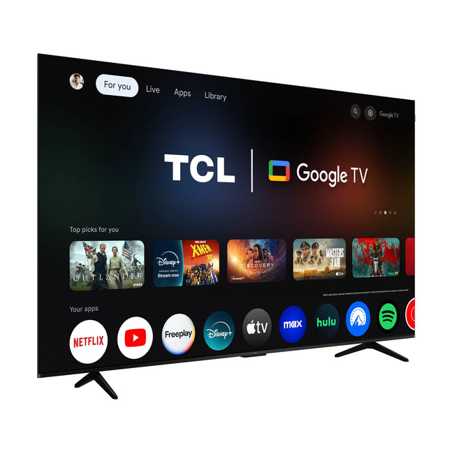 TCL 85" Q Series QLED 4K UHD HDR Smart Google TV (NEW 2025) - Dolby Vision, Dolby Atmos, Motion Rate 240, HDR 10+, Auto Game Mode - 85Q51K