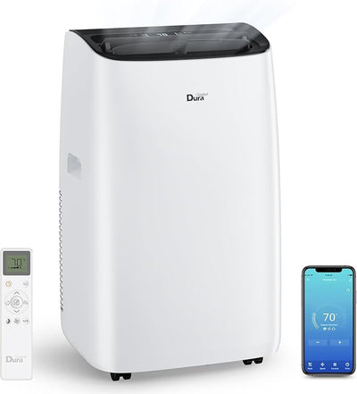 DuraComfort Portable Air Conditioners for Room, 8150BTU(12000 BTU Ashrae) Smart WiFi, Built-in Cool, Dehumidifier, Fan