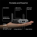 TP-Link Roam 7 BE3600 Wi-Fi 7 Portable Travel Router | Dual-Band, 2.5G Port, USB 3.0 | Multi-Modes in One | OpenVPN, WireGuard® | Public WiFi Sharing for Hotel/Cruise/RV/Plane | No 6 GHz | TL-WR3602BE