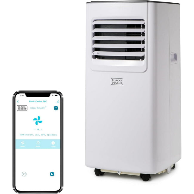 DuraComfort 8000 BTU Portable Air Conditioner, 3-in-1 AC Unit, Dehumidifier, Fan, Remote, Timer, for Room up to 230 Sq.Ft
