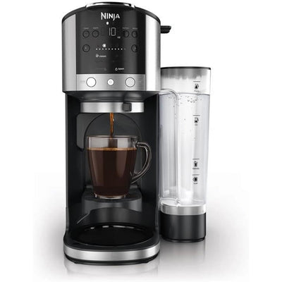 Ninja DualBrew Coffee Maker | Brew Coffee Grounds & Pods | Brew Classic, Rich, Over Ice, & Cold Brew | Brew Single-Serve Cup to Full 12-Cup Carafe | Stainless Steel | GP161