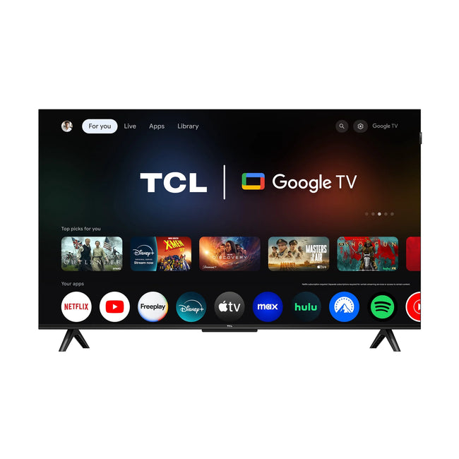 TCL 43" Q Series QLED 4K UHD HDR Smart Google TV (NEW 2025) - Dolby Vision, Dolby Atmos, Motion Rate 240, HDR 10+, Auto Game Mode - 43Q51K