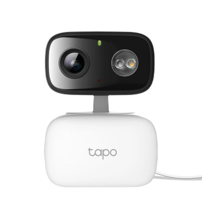 TP-Link Tapo TCW30 Indoor/Outdoor HD Security Camera with Pan/Tilt, Sound & Light Alarm, AI Detection & Local Storage — Enjoy 24/7 Coverage with No Subscription Costs