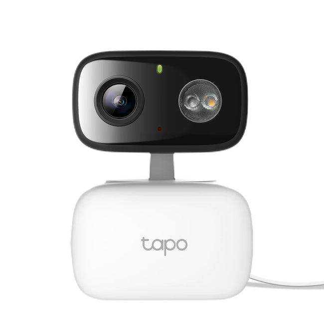 TP-Link Tapo TCW30 Indoor/Outdoor HD Security Camera with Pan/Tilt, Sound & Light Alarm, AI Detection & Local Storage — Enjoy 24/7 Coverage with No Subscription Costs