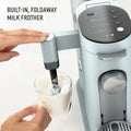 Ninja Pods & Grounds Specialty Single-Serve Coffee Maker, K-Cup Pod Compatible, Built-In Milk Frother, 6-oz. Cup to 24-oz. Travel Mug Sizes, Iced Coffee Maker, Glacier Blue, PB051GB