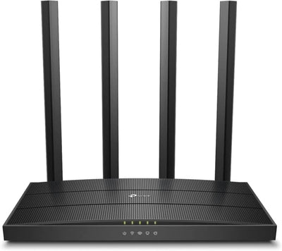 TP-Link AC1200 Gigabit WiFi Router (Archer A6) - Dual Band MU-MIMO Wireless Internet Router, 4 x Antennas, OneMesh and AP Mode, Long Range Coverage