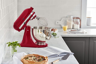 KitchenAid Artisan Series 5 Quart Tilt Head Stand Mixer, KSM150PS,Empire Red