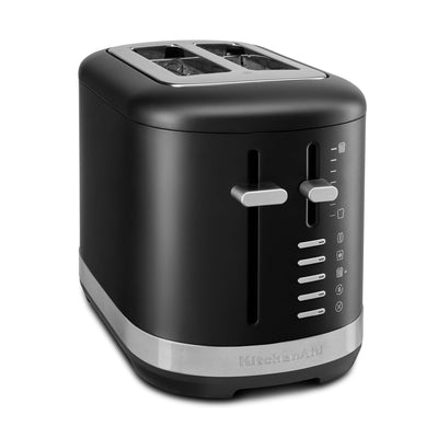 KitchenAid 2 Slice Automatic Toaster with Extra Wide Slots KMT2109BM, Black Matte
