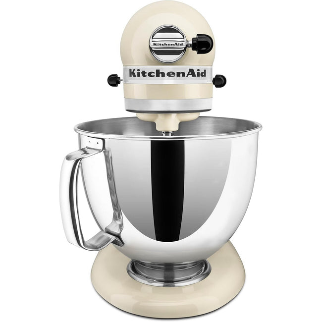 KitchenAid Artisan Series 5 Quart Tilt Head Stand Mixer with Pouring Shield KSM150PS, Almond Cream