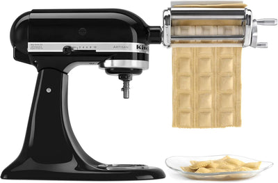 KitchenAid Value Bundle Artisan Series 5 Quart Tilt-Head Stand Mixer with Included Flex Edge Beater, KSM150FEOB, Onyx Black