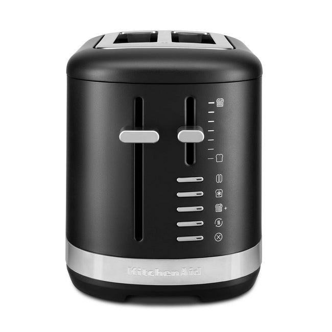 KitchenAid 2 Slice Automatic Toaster with Extra Wide Slots KMT2109BM, Black Matte