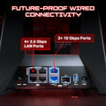 TP-Link Tri-Band BE19000 Wi-Fi 7 Gaming Router Archer GE800 | 12-Stream | 2×10G + 4×2.5G Ports, USB 3.0 | Turbo Acceleration, Dedicated Gaming Port & Panel, RGB Lighting, HomeShield, Free Expert Help