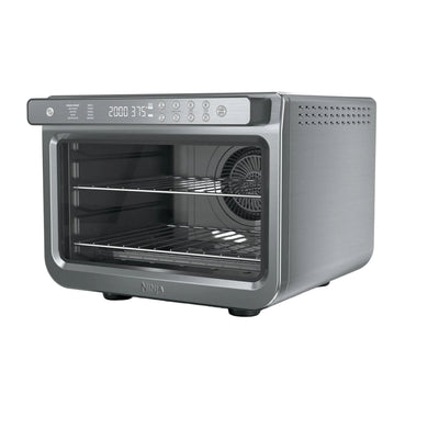 Ninja Air Fryer & Toaster Oven | Prestige Smart XL Countertop Oven | Bakes up to 20 Cookies, Fits up to a 12lb Turkey | Pizza, Toast, Bake, Air Fry & Reheat | 1800 Watts | Stainless Steel | DT501