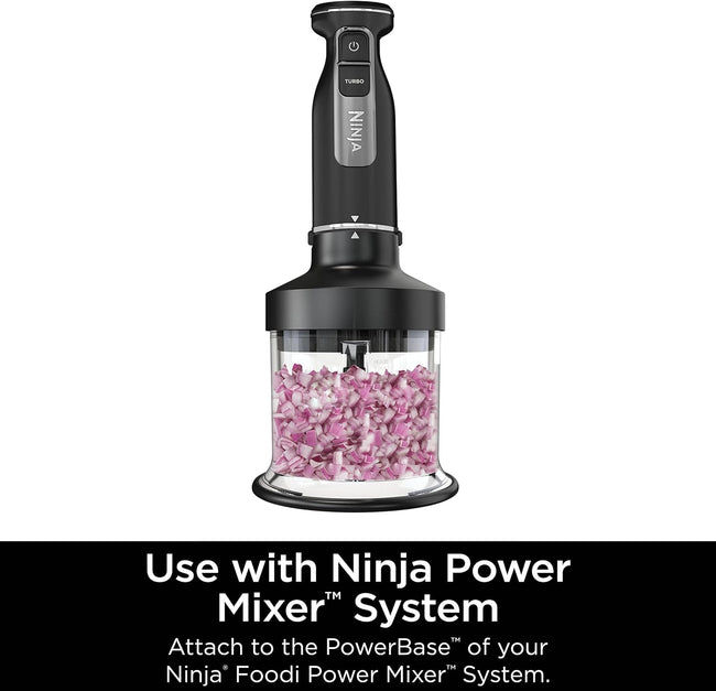 Ninja XSKKITCHPR Foodi Power Chopper 3-Cup Food Processor Bowl, for Ninja Power Mixer System (CI100 Series), Black