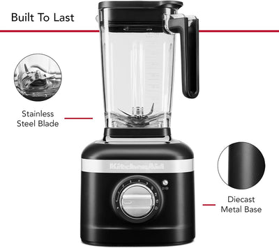 KitchenAid K400 Variable Speed Blender with Tamper - KSB4028 - Black Matte