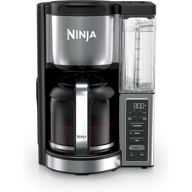 Ninja Fresh Brew™ Drip Coffee Maker | Programmable 14Cup Glass Carafe, Brew Classic & Rich, 70oz Removable Water Reservoir | Small Batch, Delay Brew, Adjustable Warming Plate | Stainless Steel | CE451