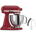 KitchenAid Value Bundle Artisan Series 5 Quart Tilt-Head Stand Mixer with Included Flex Edge Beater, KSM150FEER, Empire Red