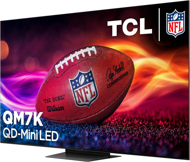 TCL 75 Inch Class QM7K Series | Mini LED QLED 4K HDR | 75QM7K, 2025 Model | 120HZ-144HZ Anti Reflective Screen Smart Google TV Dolby Atmos Onkyo Audio | Voice Remote Alexa Gaming Streaming Television