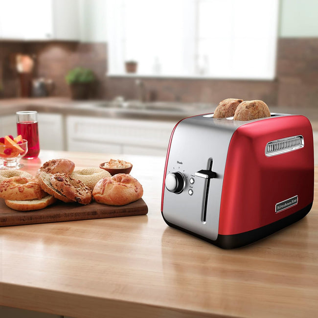 KitchenAid 2 Slice Manual Lift Toaster - KMT2115ER, Empire Red