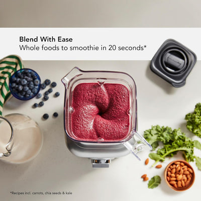 KitchenAid K400 Variable Speed Blender with Tamper - KSB4028 - Black Matte