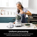 Ninja Food Processor, Professional XL, 1200 Peak-Watts, 4-in-1, Chopping, Slicing/Shredding, Purees, Dough, 12-Cup Processor Bowl, 2 Blades & 2 Discs, Feed Chute/Pusher, Black, NF701