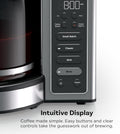 Ninja Fresh Brew™ Drip Coffee Maker | Programmable 14Cup Glass Carafe, Brew Classic & Rich, 70oz Removable Water Reservoir | Small Batch, Delay Brew, Adjustable Warming Plate | Stainless Steel | CE451