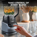 Ninja UltraCrush Professional Kitchen System | 1500W, 72oz Full-Size Blender, 8-Cup Food Processor & 18 oz To-Go Cup | Total Crushing Technology, Smoothies, Ice Crush, Chopping & More | Silver | BP401