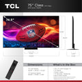 TCL 75 Inch Class QM7K Series | Mini LED QLED 4K HDR | 75QM7K, 2025 Model | 120HZ-144HZ Anti Reflective Screen Smart Google TV Dolby Atmos Onkyo Audio | Voice Remote Alexa Gaming Streaming Television
