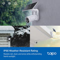 Tapo MagCam 2K+ Outdoor Wireless Security Camera - Battery Power with Solar Charging, Magnetic Mount, Person/Vehicle Detection, Subscription-Free Local Storage or Optional Cloud, Works with Alexa