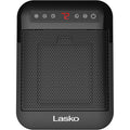 Lasko MyHeat Max Portable Ceramic Space Heater, Tip Over Switch, Overheat Protection, 2 Heat Settings, Adjustable Thermostat, Timer, for Indoor Use, Home, Office, 9 Inches, 1500W, Black, CD09101